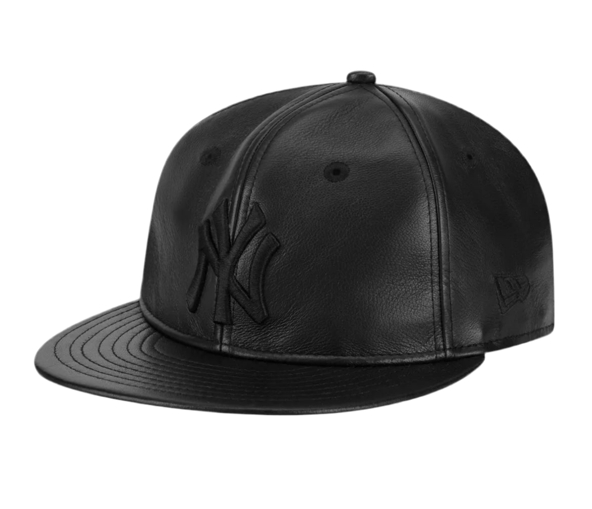 New York Yankees New Era Genuine Leather Black Retro Crown 9FIFTY