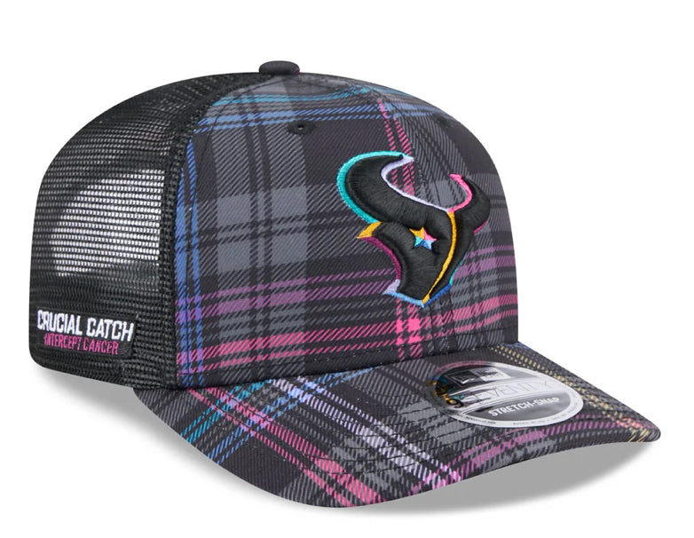 Houston Texans 2024 Crucial Catch New Era 9SEVENTY Stretch-Snap