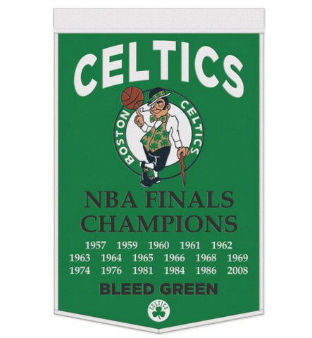 Boston Celtics 24”x38” Wool Dynasty Champ Banner