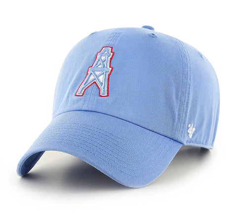 Houston Oilers ‘47 Brand Powder Blue logo Clean Up hat