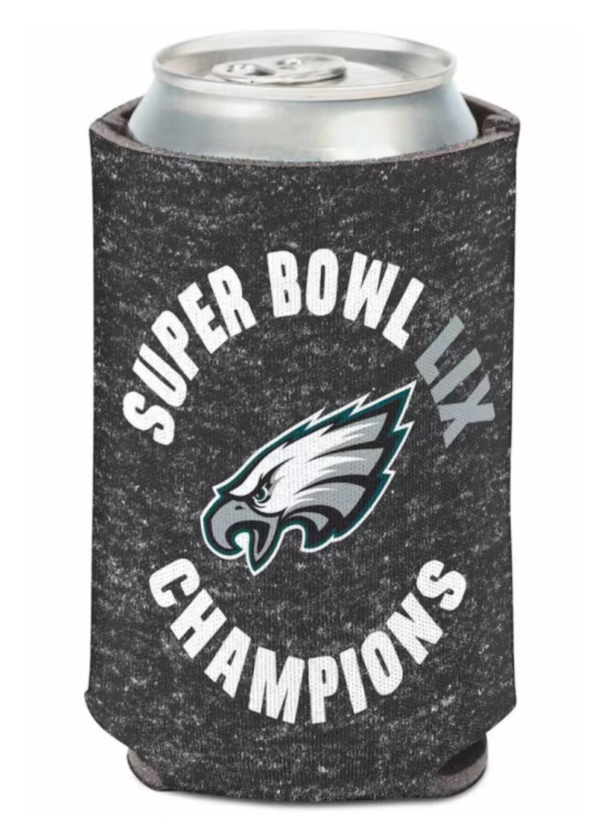 Philadelphia Eagles Official Super Bowl LIX Dual-Sided 12Oz Can Koozie ...