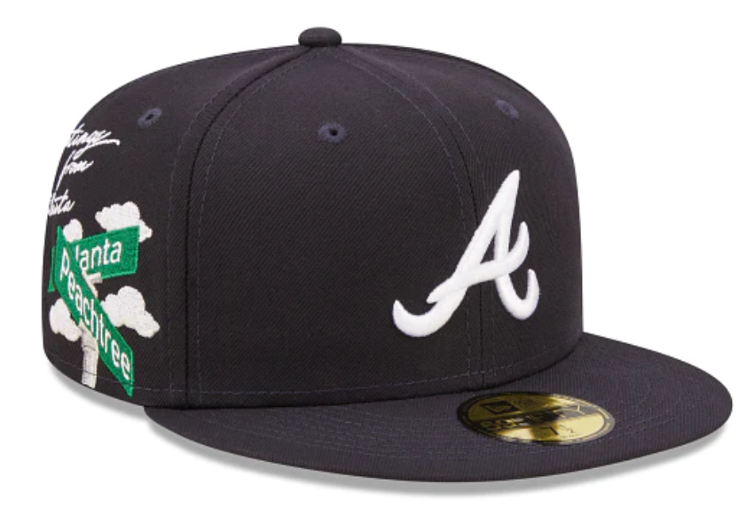 MLB Atlanta Braves New Era Authentic Collection Navy Blue Cloud Icons – All  American Sportswear Online