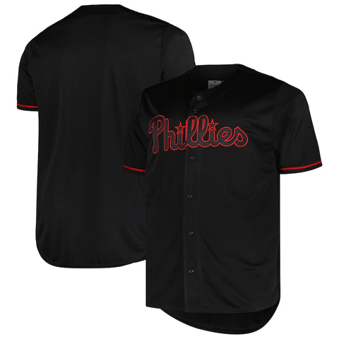 MLB Philadelphia Phillies Fanatics Button Up Jersey Officially Licensed Gear