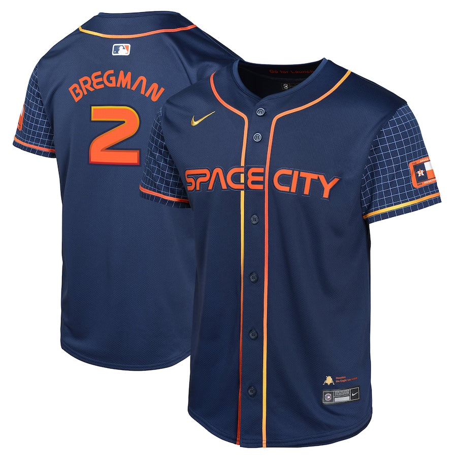 Alex Bregman Houston Astros Space City Youth Nike City Connect