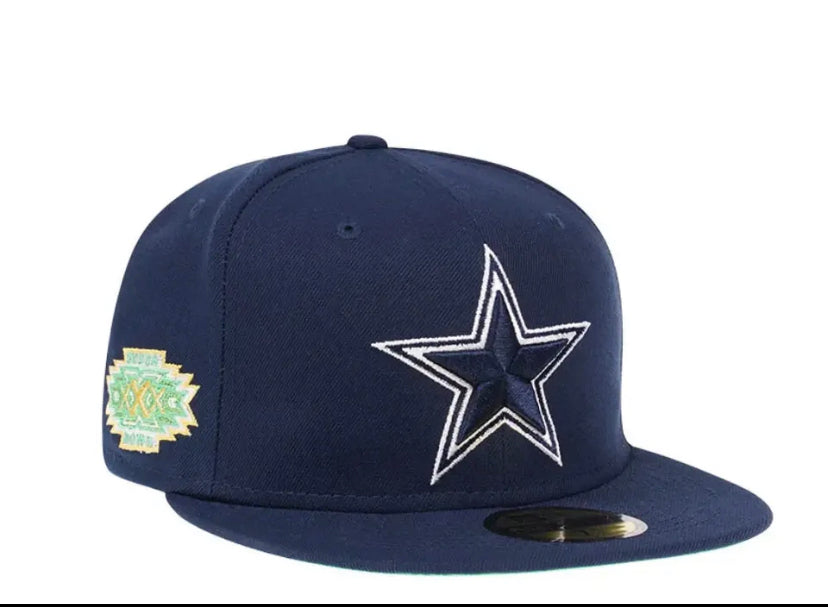 Dallas Cowboys Scarlet 59FIFTY Fitted Hat- Red/Royal