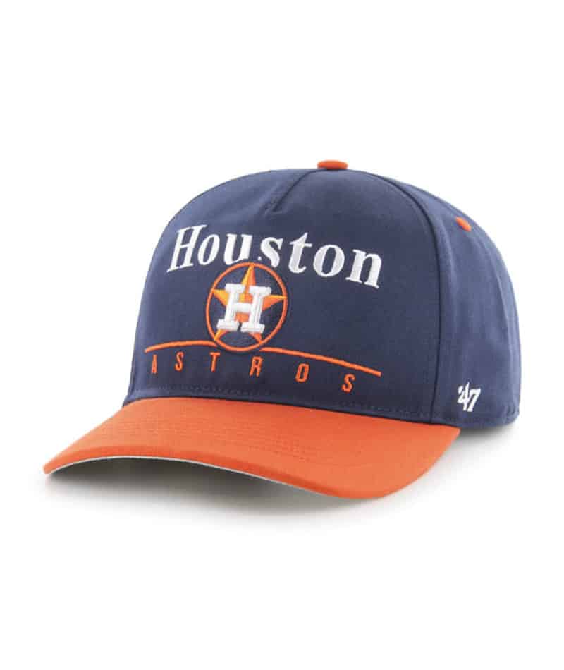 Diet Starts Monday x 47 Brand Houston Astros Hitch Hat - Navy/Orange, One Size by Sneaker Politics