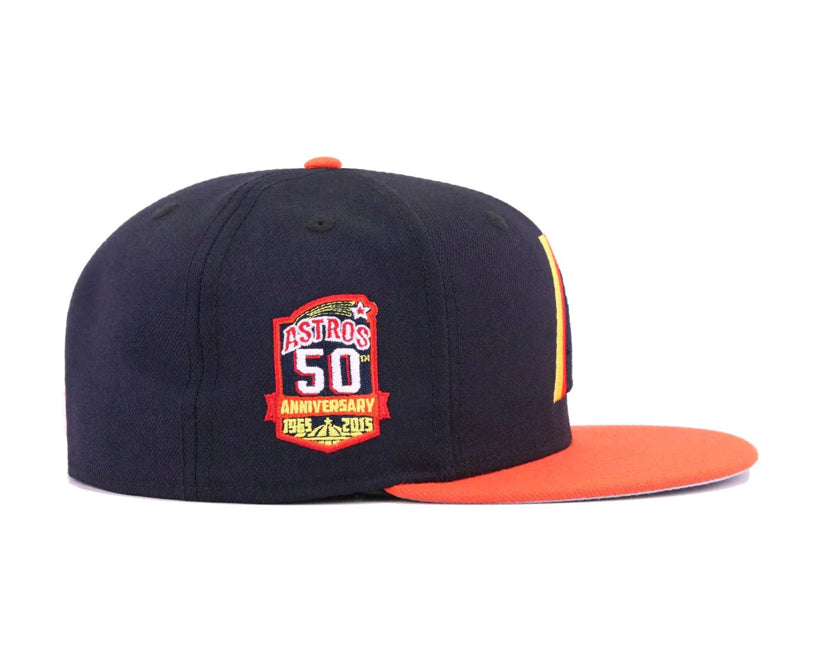 New Era Houston Astros Navy Cooperstown Collection Wool 59FIFTY Fitted Hat