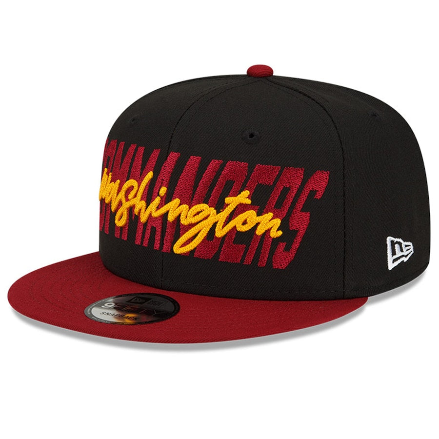 NFL Washington Commanders Black Spray Hat