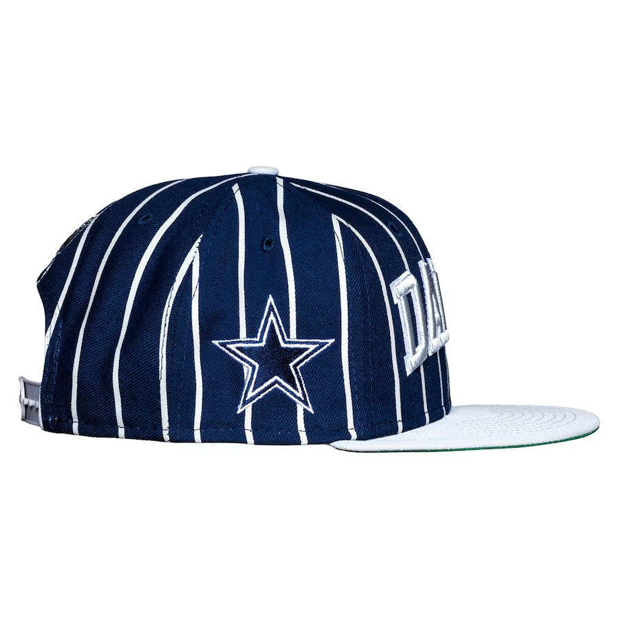 Dallas Cowboys New Era Pinstripe City Arch 9FIFTY SnapBack- Navy/Gray – All  American Sportswear Online