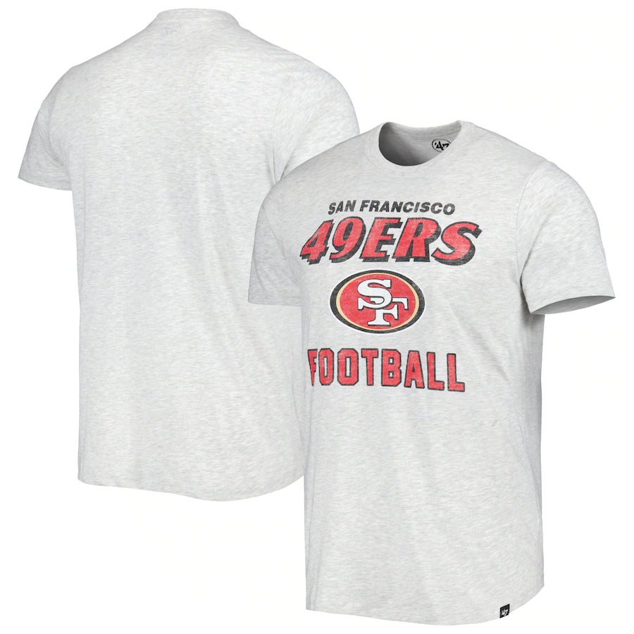 San Francisco 49ers '47 Brand Dozer Franklin T-Shirt - Heathered Gray – All  American Sportswear Online