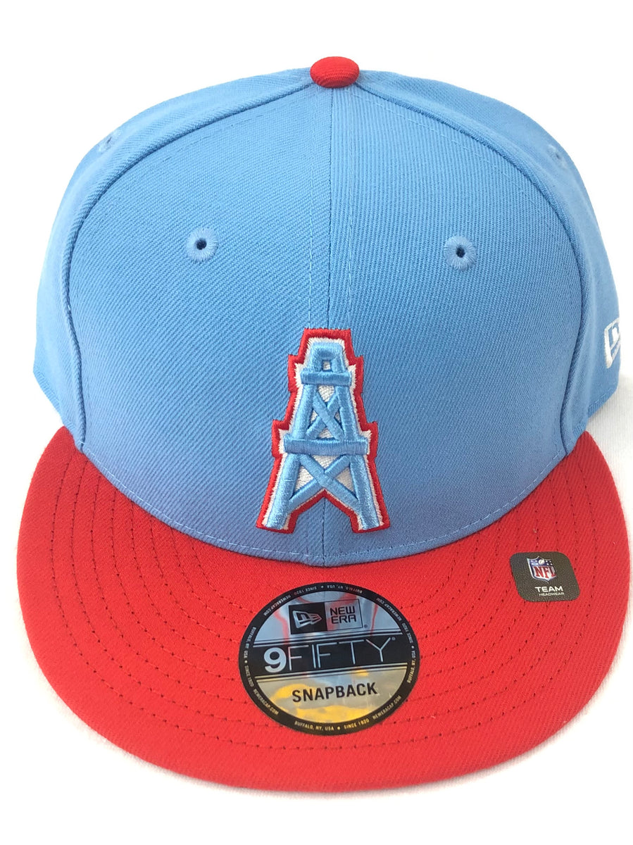 1964 Houston Oilers Artwork: Two-Tone Heather Snapback Cap Square