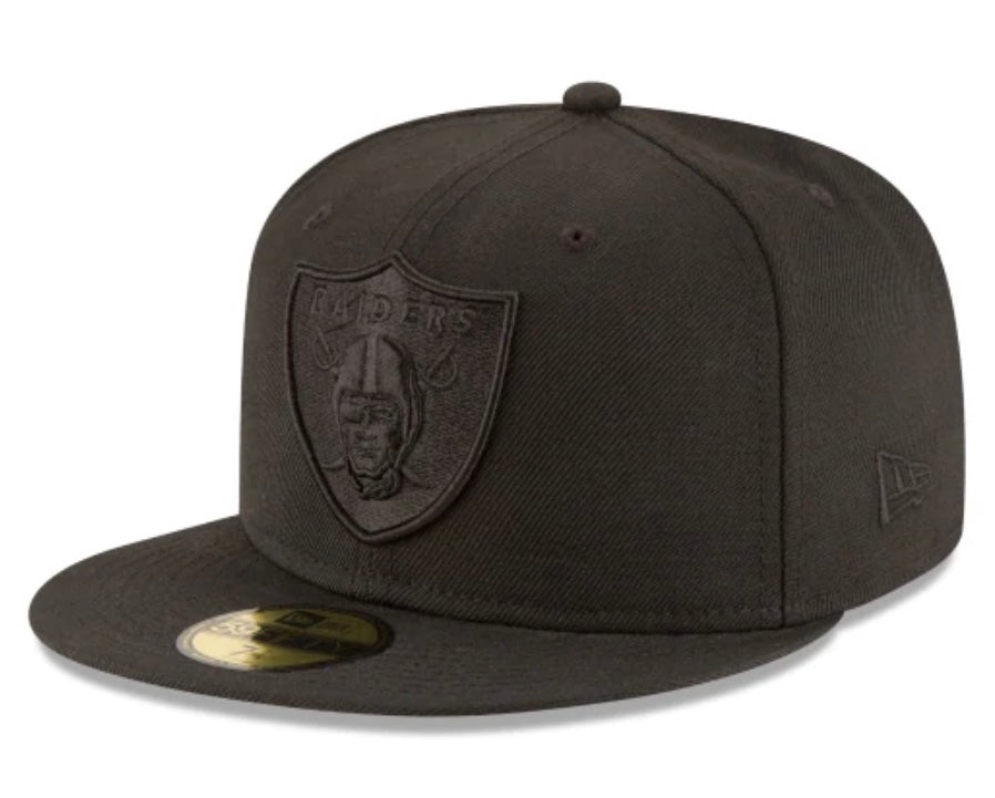 Raiders store hat black