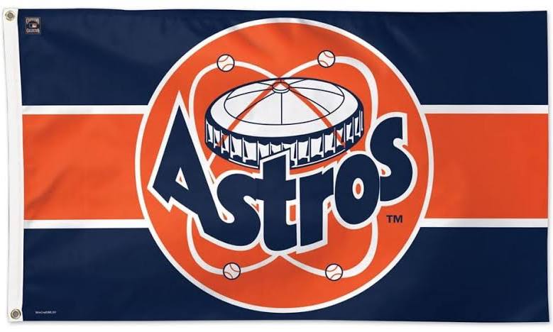 Houston Astros Retro MLB 3x5 Deluxe Flag – All American Sportswear