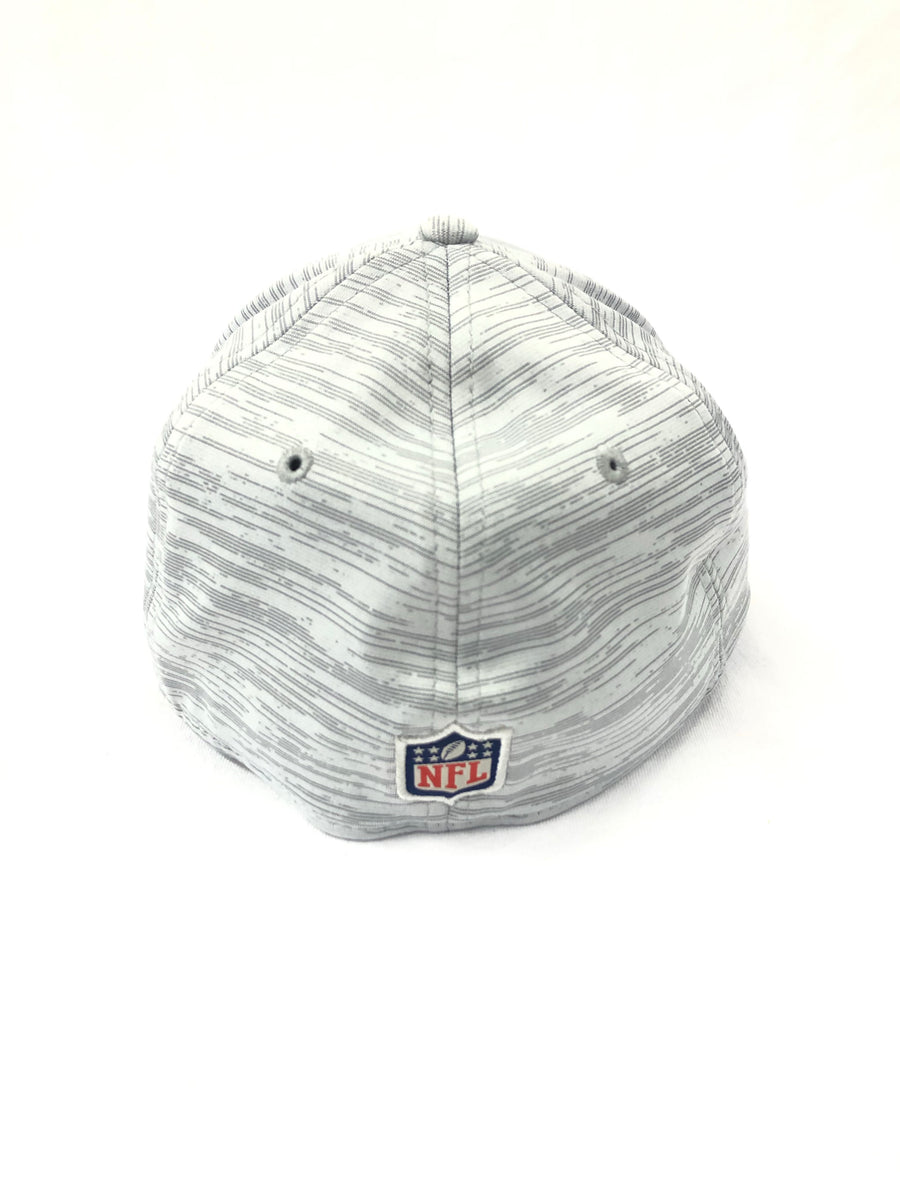 NFL Denver Broncos Hat, White, New Era 39thirty, Small-Medium