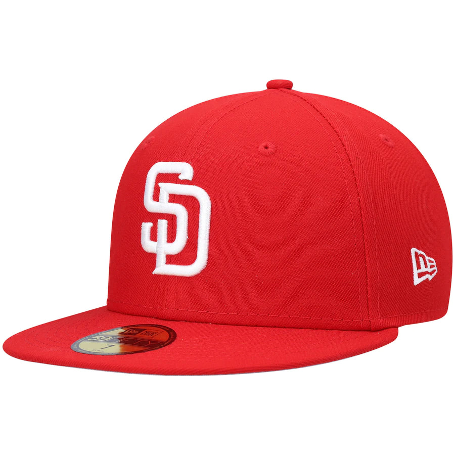 San Diego Padres COLOR PACK SIDE-PATCH Black Fitted Hat