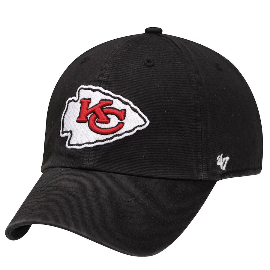 Kansas City Chiefs Black and Olive '47 Brand Clean Up Cap – All American  Sportswear Online