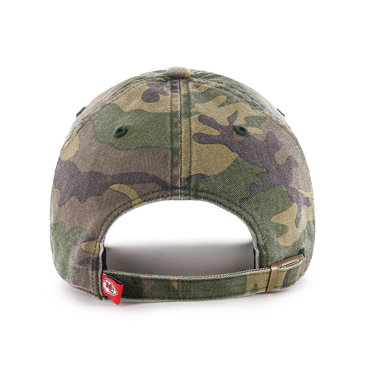 47 Kansas City Chiefs Camo Clean Up Adjustable Hat - Green