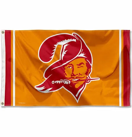 Tampa Bay Buccaneers Throwback Flag - Deluxe 3' x 5'