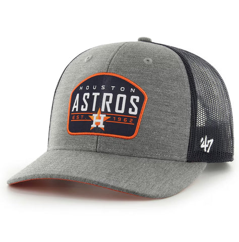 Houston Astros '47 Slate Charcoal Snapback Hat