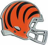 Cincinnati Bengals Helmet Acrylic- Metallic Auto Emblem