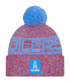 Houston Oilers Official NFL 2025 New Era Sideline Cuffed Knit With Pom Beanie