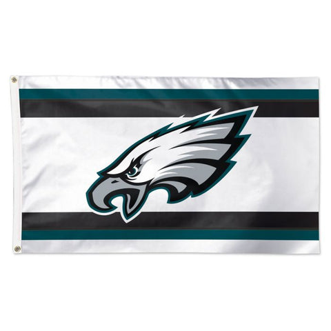 Philadelphia Eagles Away Stripes Flag - DELUXE 3' X 5'