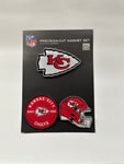 KANSAS CITY CHIEFS PREMIUM ACRYLIC MAGNET PACK CARDED