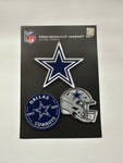 DALLAS COWBOYS PREMIUM ACRYLIC MAGNET PACK CARDED