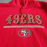 San Francisco 49ers NFL Team Apparel Scarlet Pullover Hoodie