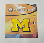 Michigan Wolverines 3-D Metal Auto Emblem