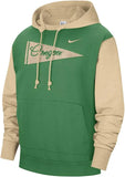 Oregon Ducks NIKE Standard Issue Hooded Nike Football Green/Cream