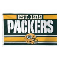 Green Bay Packers Established Flag - DELUXE 3' X 5'