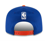 New York Knicks 2-Tone New Era 9FIFTY Adjustable Snapback Hat - Blue/Orange