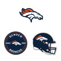 DENVER BRONCOS PREMIUM ACRYLIC MAGNET PACK CARDED