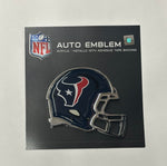 Houston Texans Helmet Acrylic-Metallic Auto Emblem