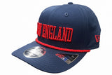 New England Patriots Official Wordmark Rope New Era 9SEVENTY Stretch-Snap Hat