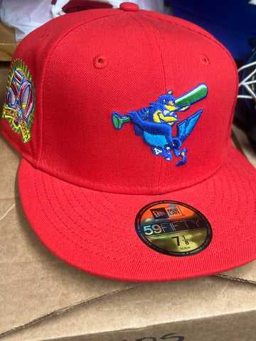 Baltimore Orioles Red 50th Anniversary New Era 59FIFTY Fitted Hat