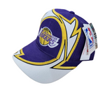 Los Angeles Lakers Annco Vintage Lightning Velcro Adjustable Hat