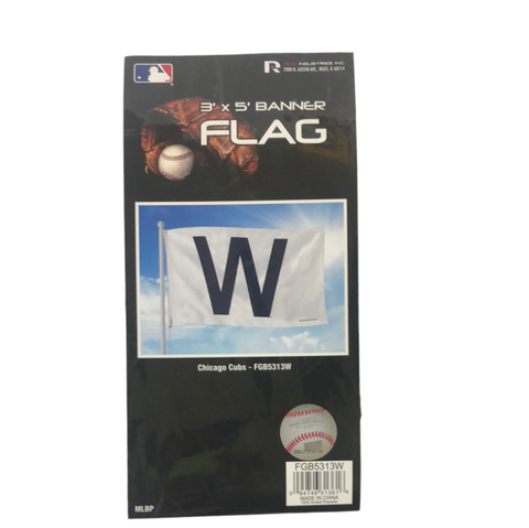 Chicago Cubs “W” 3x5 Banner flag