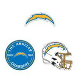 LOS ANGELES CHARGERS PREMIUM ACRYLIC MAGNET PACK CARDED