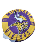 Minnesota Vikings Double Sided 15” Round Cloud Pillow