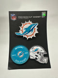 MIAMI DOLPHINS PREMIUM ACRYLIC MAGNET PACK CARDED