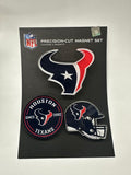 HOUSTON TEXANS PREMIUM ACRYLIC MAGNET PACK CARDED