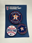 HOUSTON ASTROS PREMIUM ACRYLIC MAGNET PACK CARDED