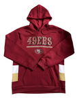 San Francisco 49ers NFL Team Apparel Scarlet Pullover Hoodie
