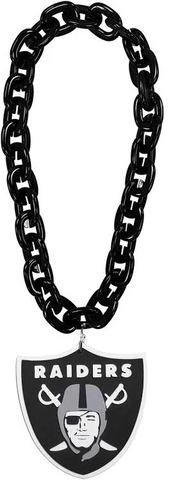 Las Vegas Raiders Oversized Super-Fan 3D Foam Logo Touchdown Chain Necklace