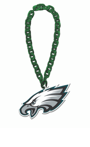 Philadelphia Eagles Oversized Super-Fan 3D Foam Logo Touchdown Chain Necklace