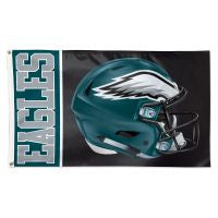 Philadelphia Eagles Helmet Flag - DELUXE 3' X 5'