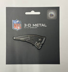 New England Patriots Chrome 3-D Metal Auto Emblem