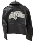 San Antonio Spurs Women’s “The Wild Collective” Leather Biker Jacket